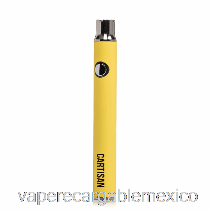 Vape Recargable Carisan Boton Vv 350 510 Bateria Amarillo